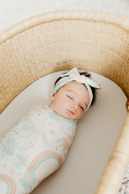 Copper Pearl Knit Headband Whimsy