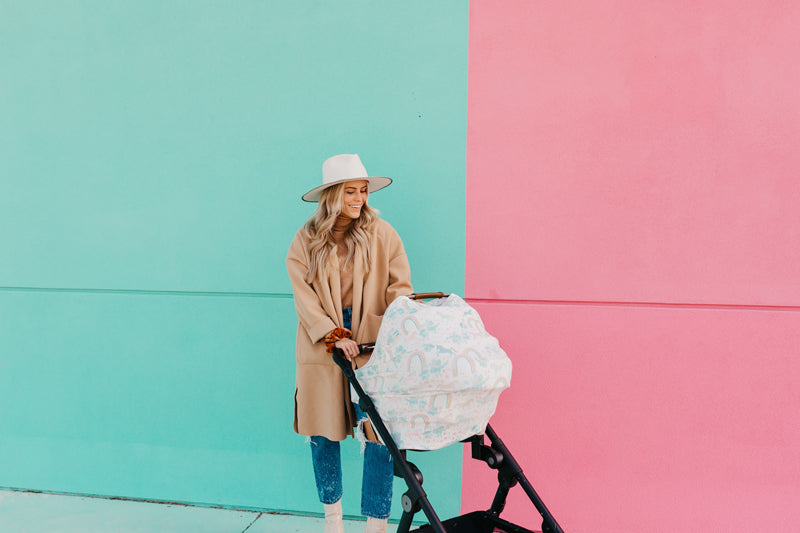 Copper Pearl Nursing & Car Seat Cover Whimsy