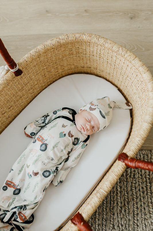 Copper Pearl Newborn Gown Jo