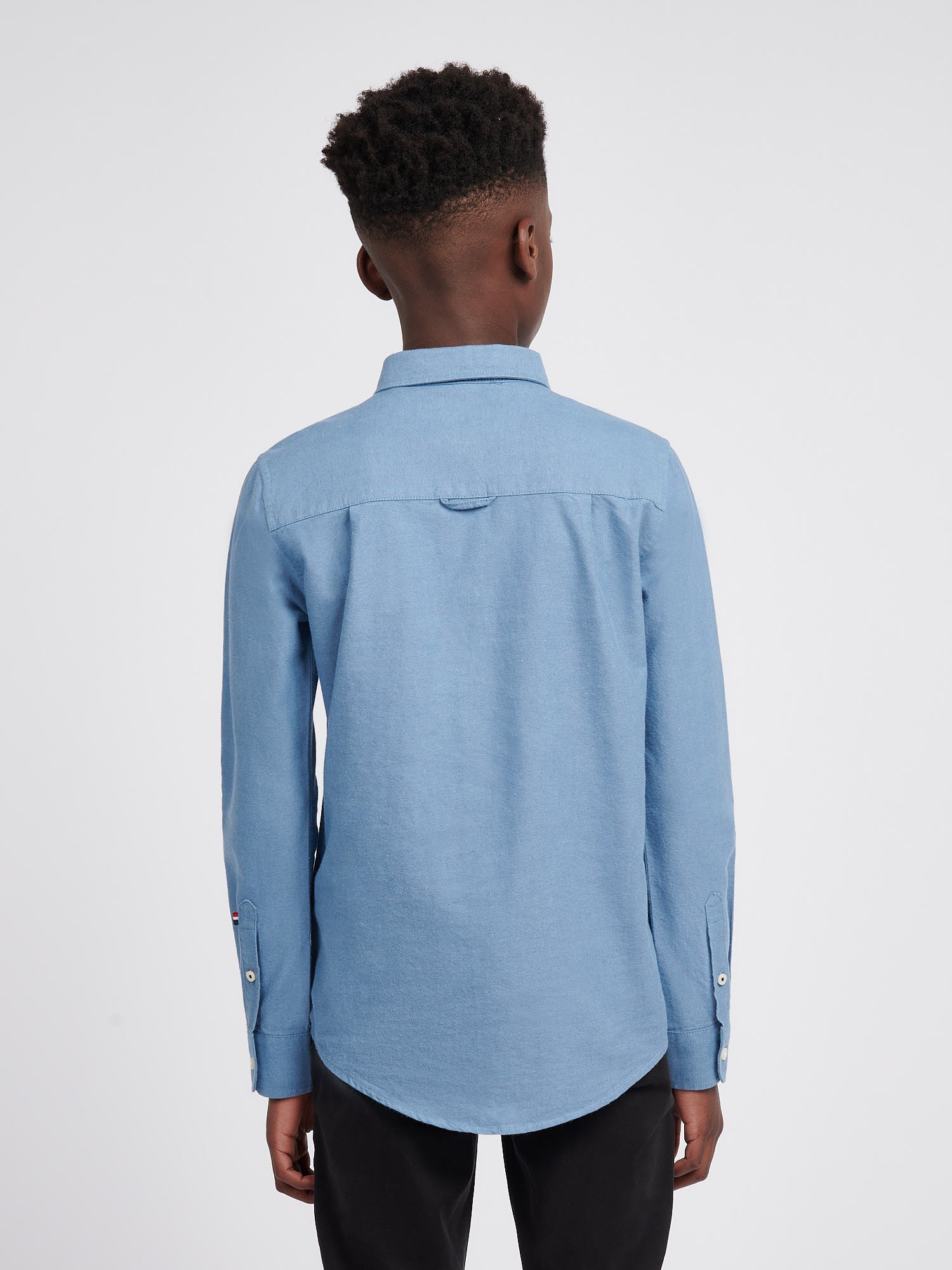 Boys Oxford Shirt in Vintage Indigo