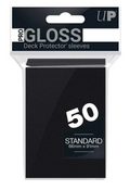 Ultra Pro Standard Size Deck Protectors Black - 50 Sleeves