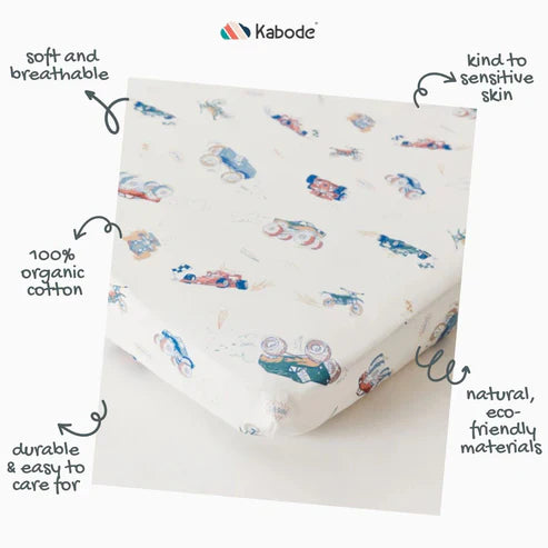 Kabode - Organic Cot Fitted Sheet - Vehicle