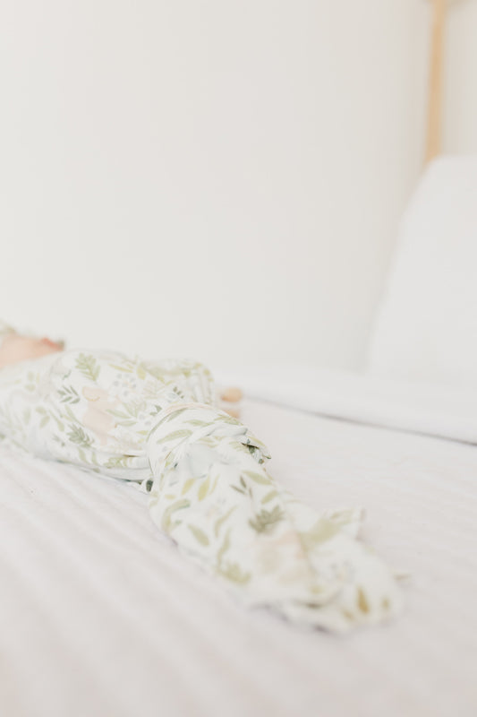 Copper Pearl Knitted Swaddle Blanket Rex