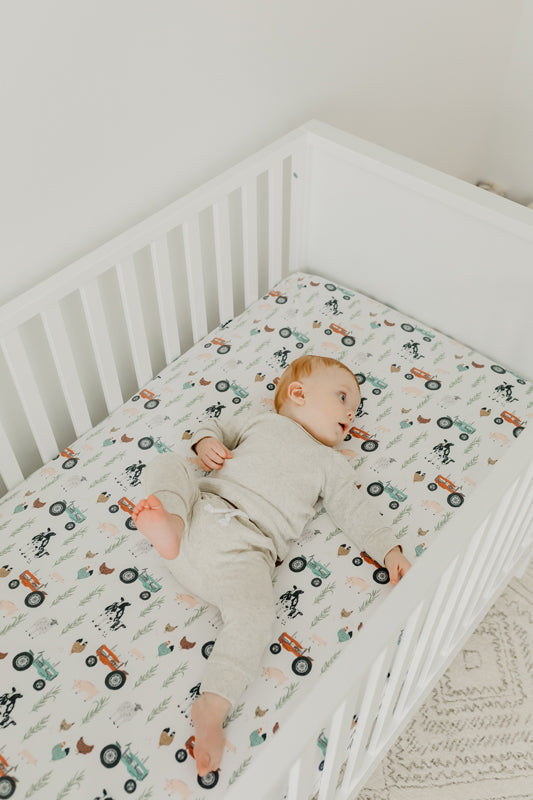 Copper Pearl Premium Elasticised Cot Sheet Jo