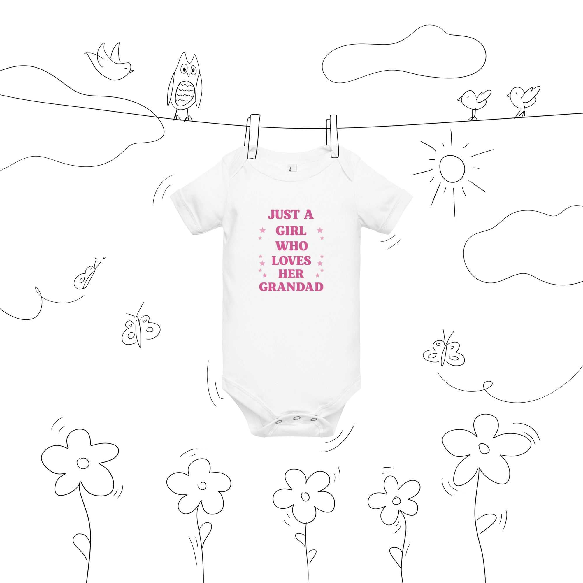 Baby short sleeve one piece