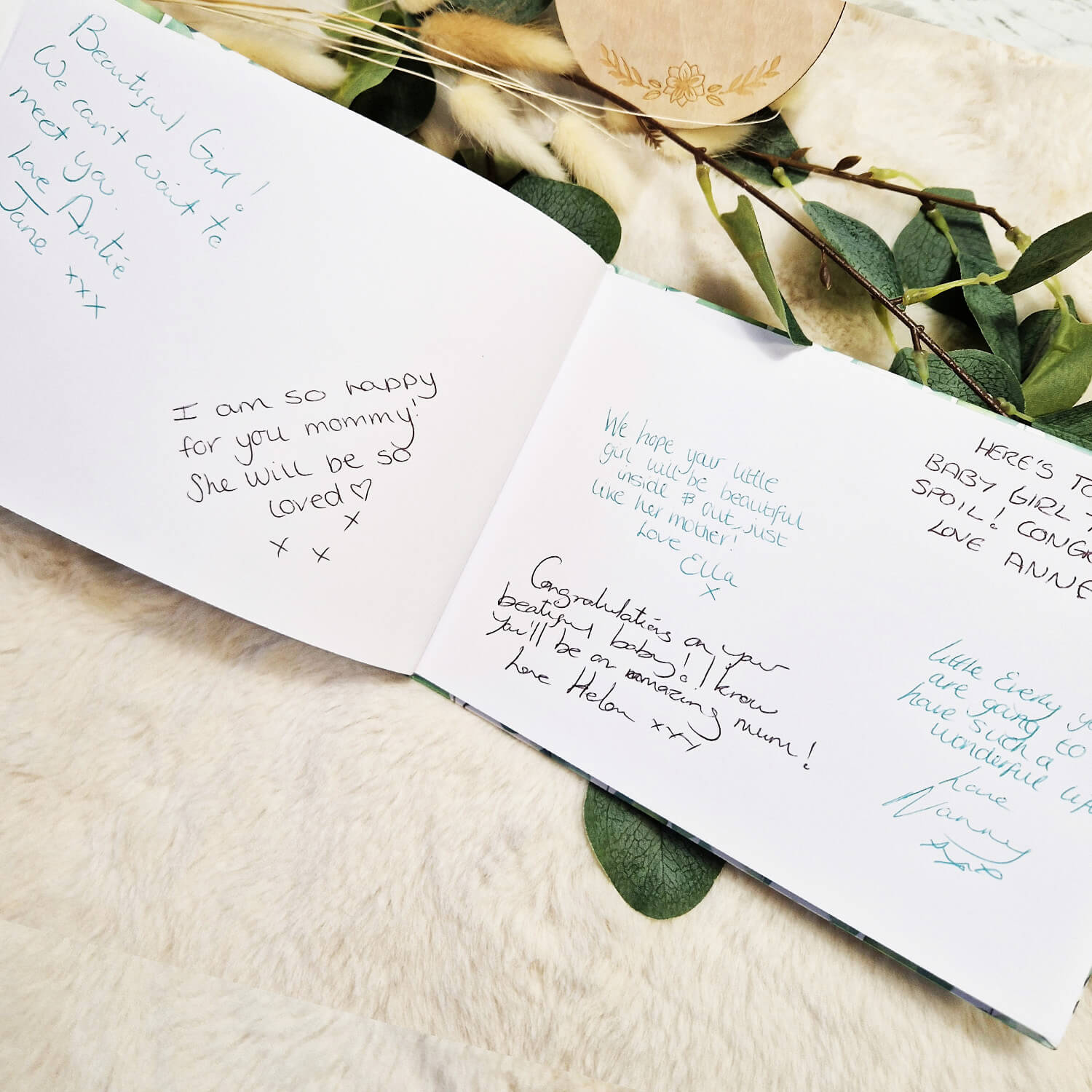 Best Wishes For Baby - Baby Shower Guestbook
