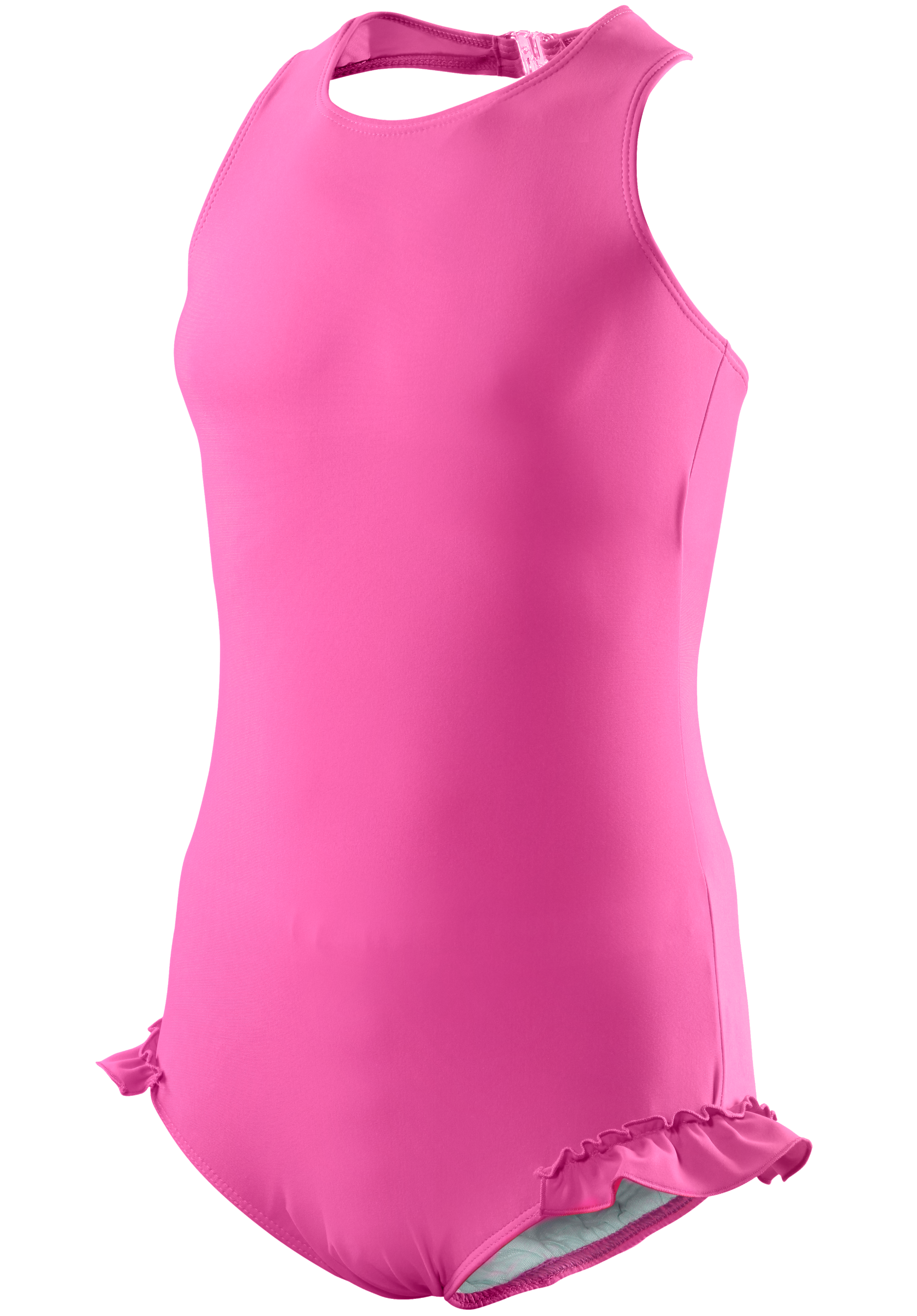 Girl's Halterneck Swimsuit in Pretty Pink *
