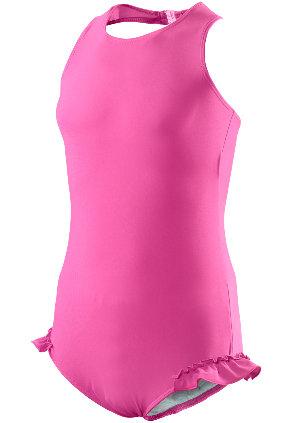Girl's Halterneck Swimsuit in Pretty Pink