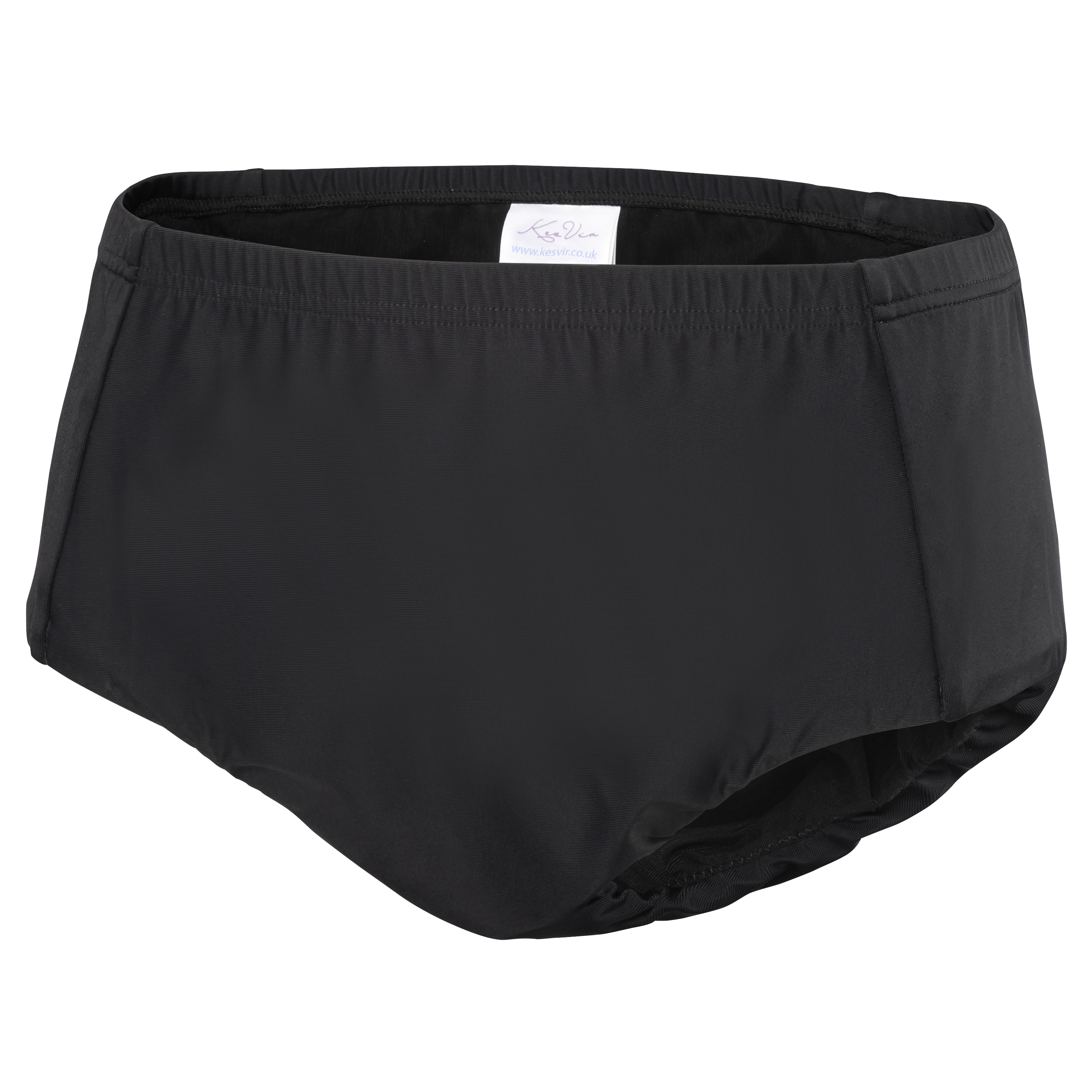 Girl's Period Swim Briefs - Nero