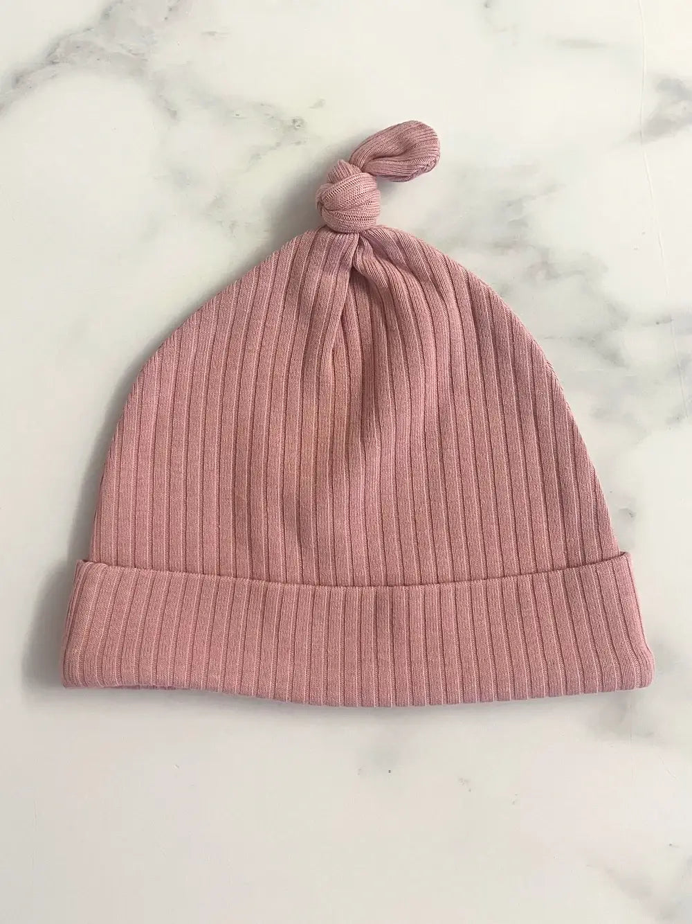 Baby Ribbed Hats: Clay / Newborn