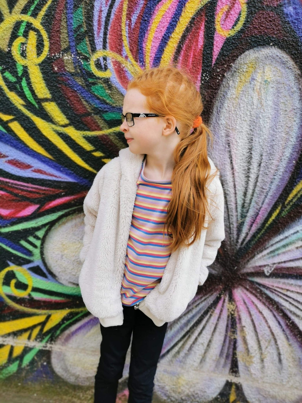 Chloe Rainbow Cotton T-Shirt Top | Baby Child Toddler