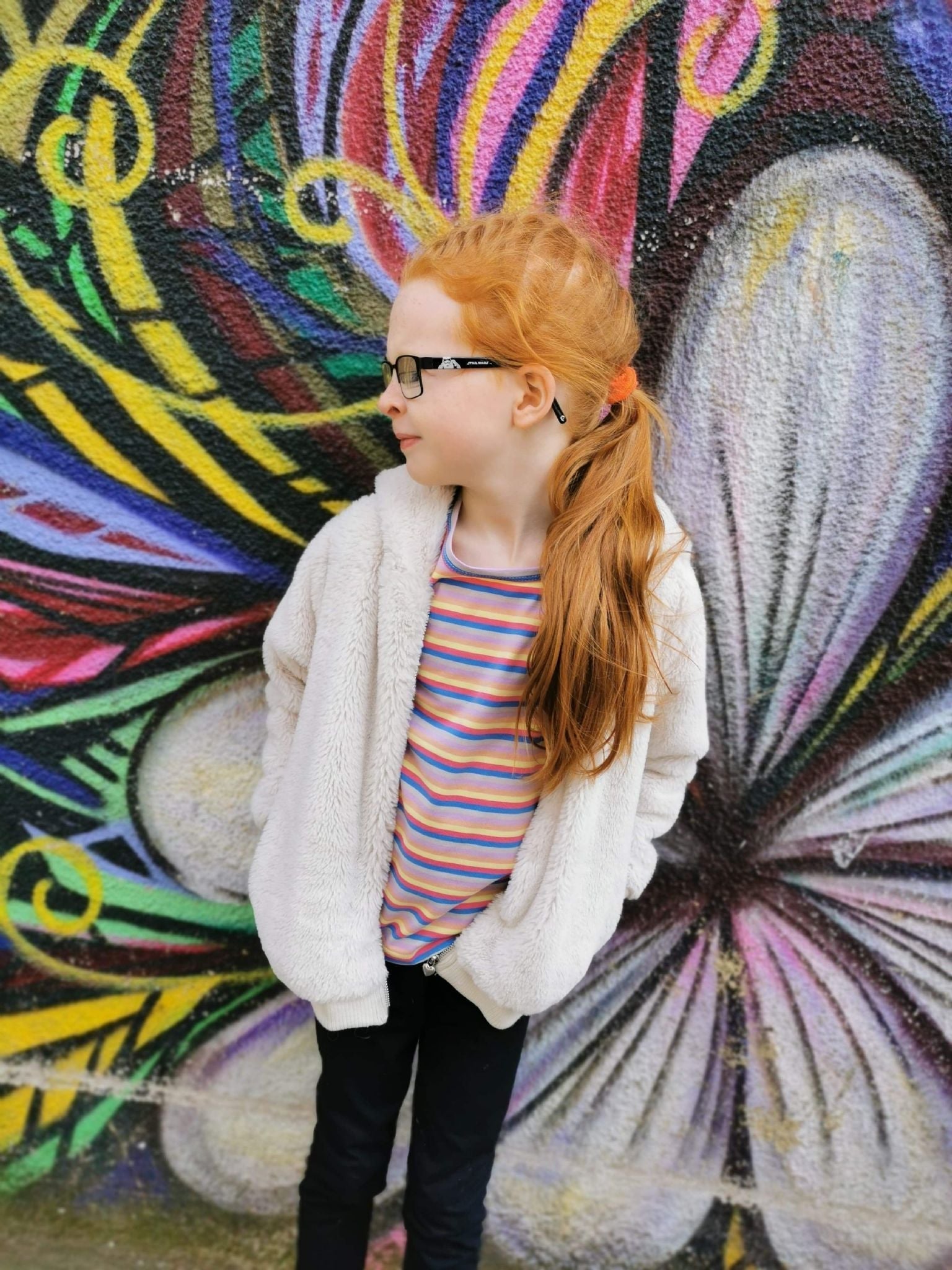 Chloe Rainbow Cotton T-Shirt Top | Baby Child Toddler