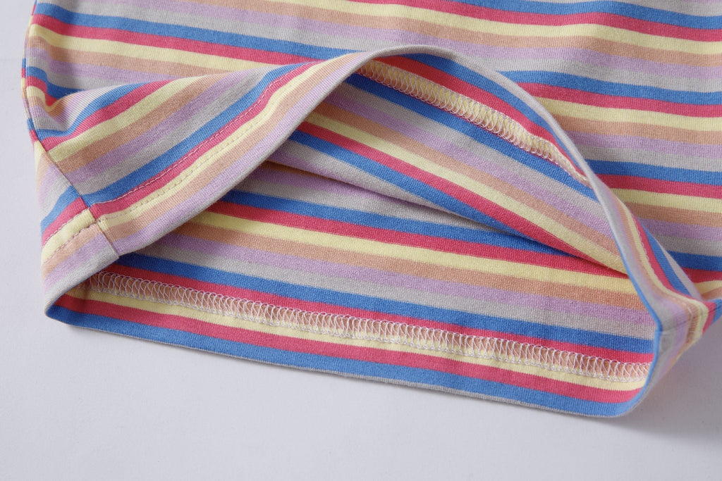 Chloe Rainbow Cotton T-Shirt Top | Baby Child Toddler