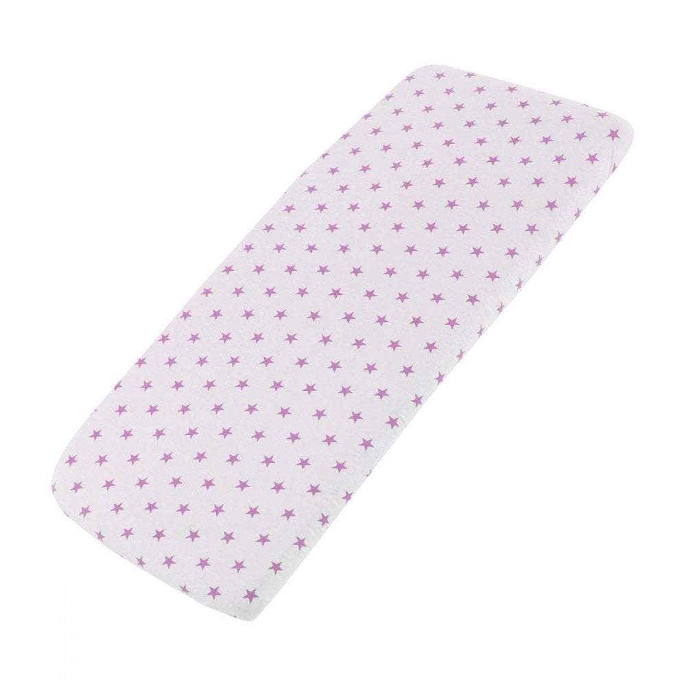 Crib Jersey Fitted Sheets 100% Cotton 40x90cm - Pack Of 4 - Fits All Models