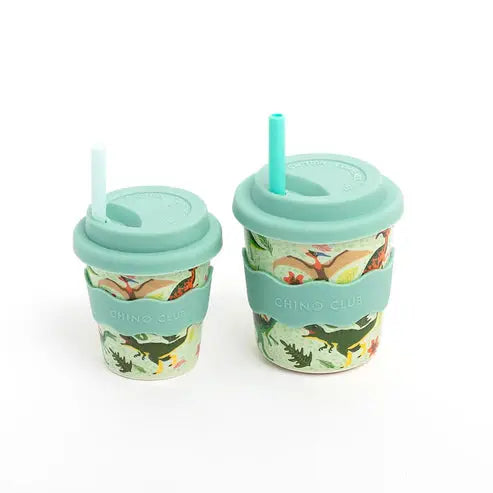 Dino Babychino Cup 4oz (Straws Sold Separately)
