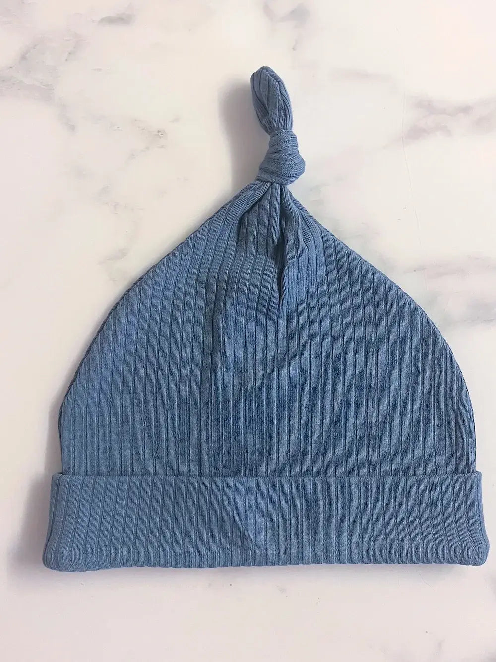 Baby Ribbed Hats: Steel / Newborn