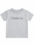 Essential Grey Premium Crewneck Personalised T-shirt