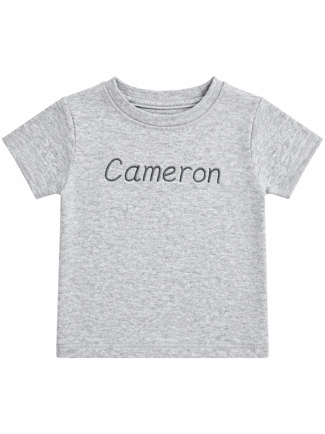Essential Grey Premium Crewneck Personalised T-shirt