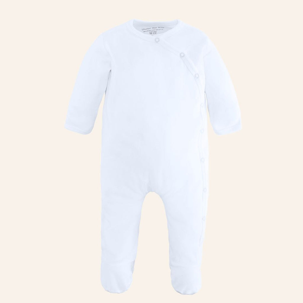 Unisex Footie- side snap