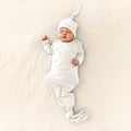 Gown- white- traditional Knotted gown
