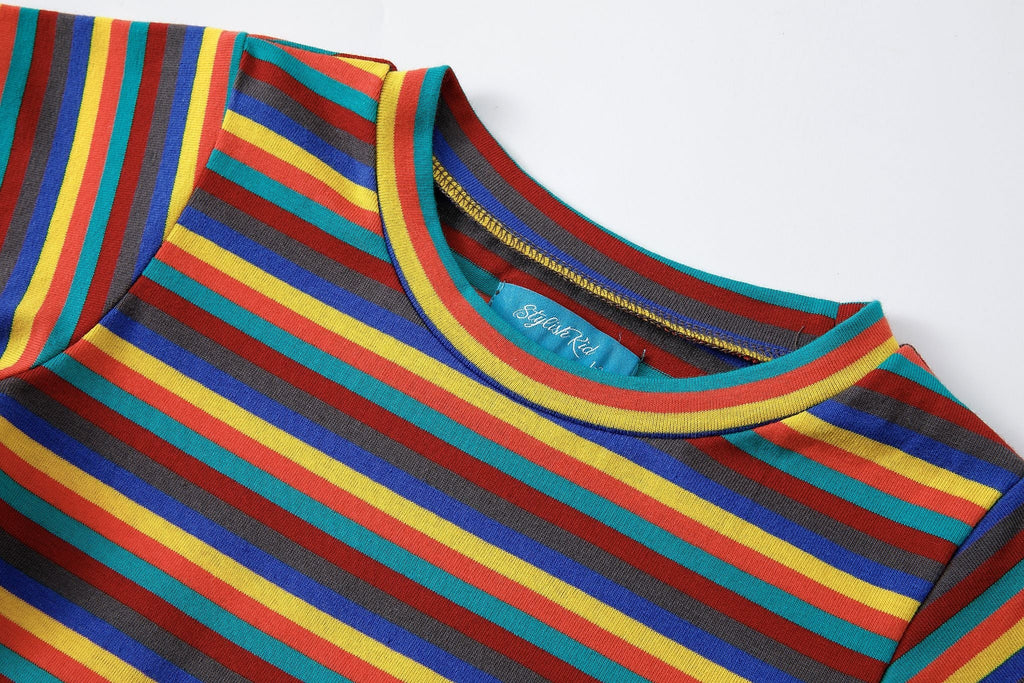 Hazel Rainbow Super Soft Cotton Baby Child Dress