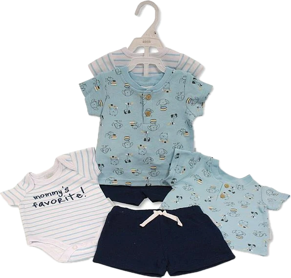 Baby Boys 3 Pcs Shorts Set Puppy from new born 9 months Months