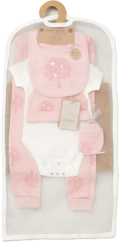 6pc Baby Unisex Mesh Bag Gift Set - Tree (newborn to 6 Months)