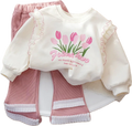 Toddler Tulip Sweatshirt & Pants Set 80cm
