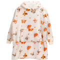 Daisy Dreamer Kids Oversized Hooded Blanket Sweatshirt Ultra Soft Sherpa Fur Flannel Fleece Ages 8-15 Fun Dog Print