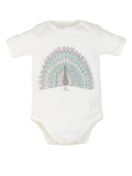 Peacock Short-sleeves Bodysuits