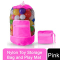 Doodle Toy Storage Bag & Play Mat - Pink